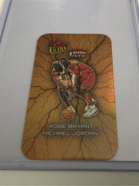 2003 Fleer Ultra Gold All Stars Kobe Bryant Michael Jordan Mini Holo Tobacco